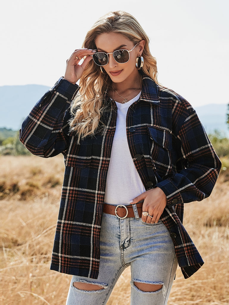 Ty Plaid Shirt Jacket