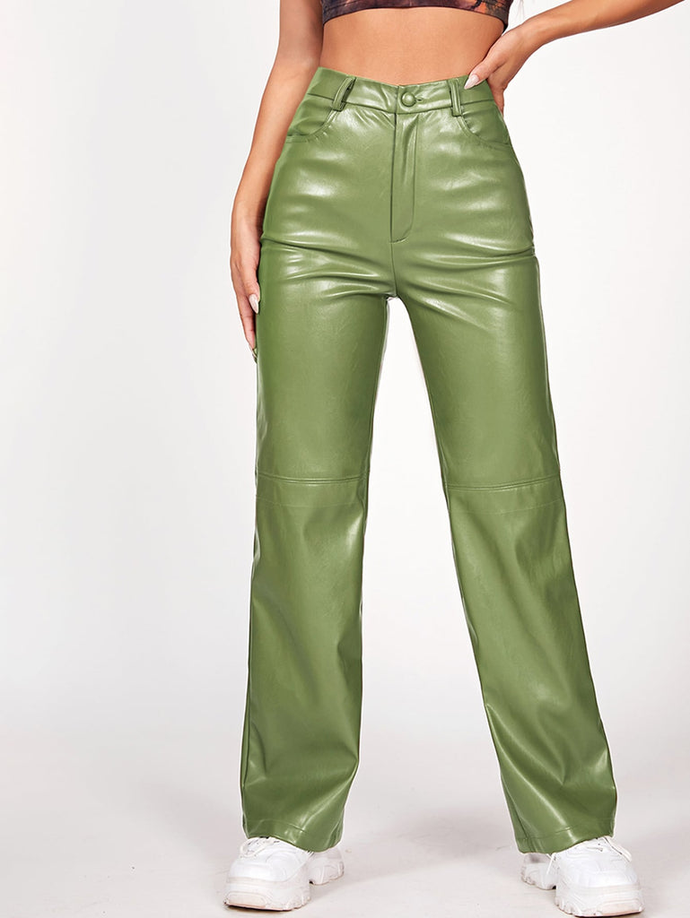 Jallie PETITE Leather Pants