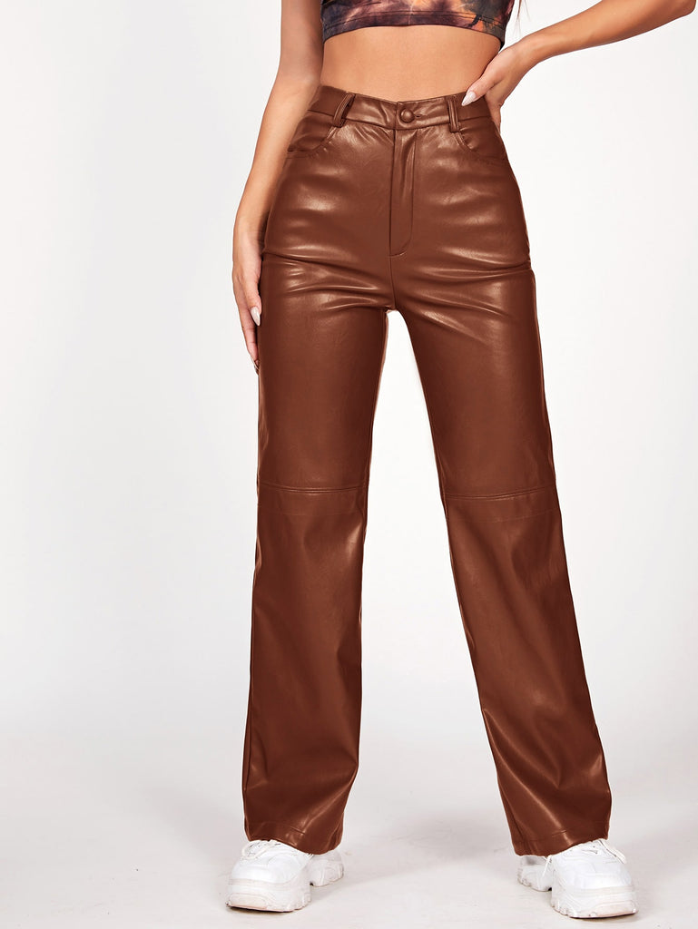 Jallie PETITE Leather Pants