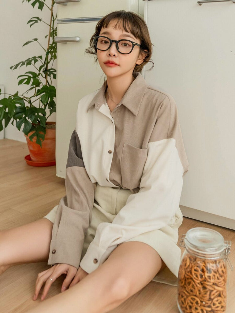 Dazie Corduroy Blouse