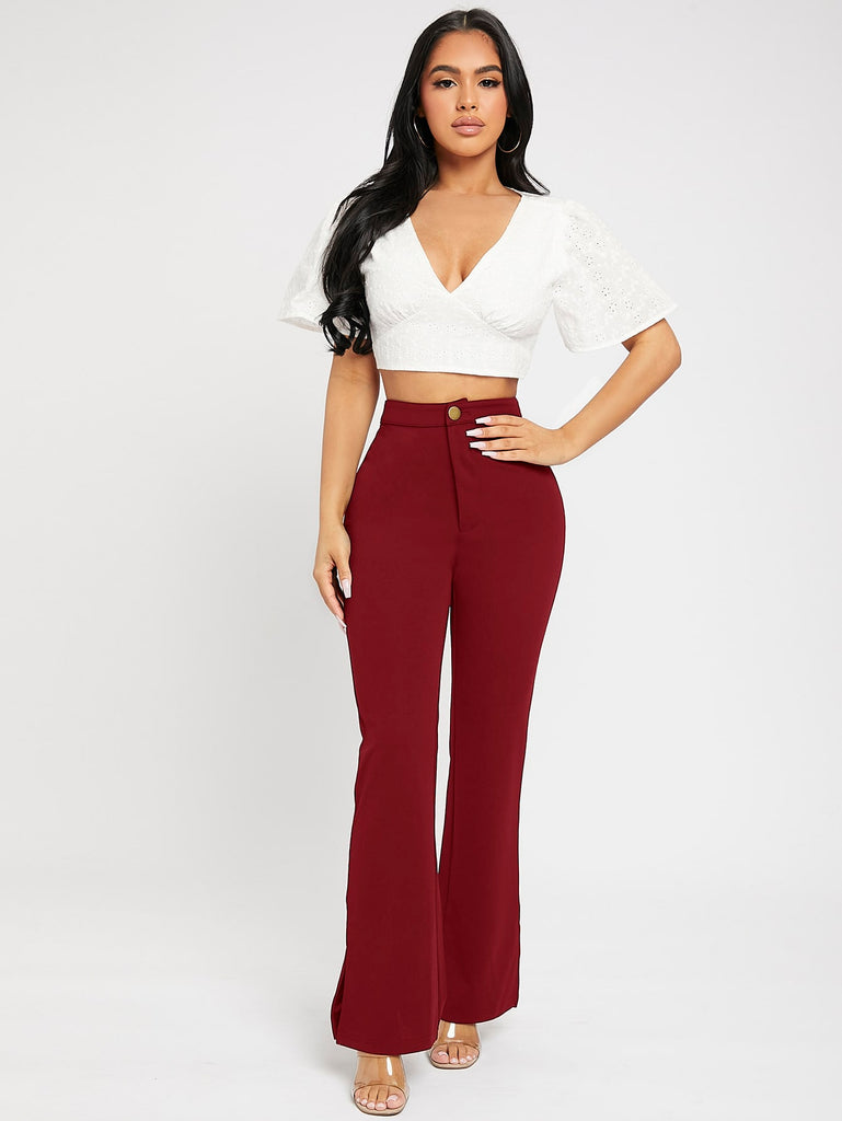 High Waist Flare Pants