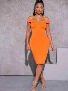 Lila Off Shoulder Dress