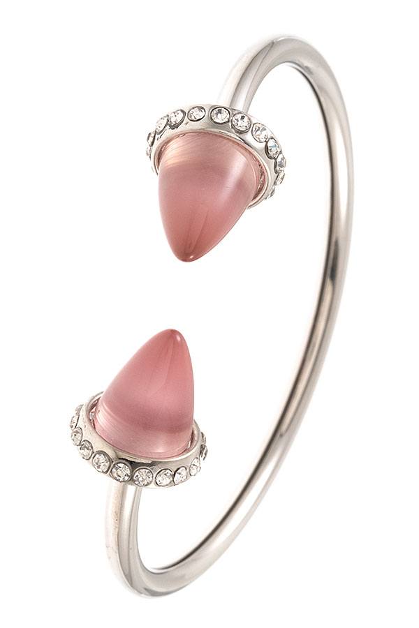 Gem Cone Tip Cuff Bracelet