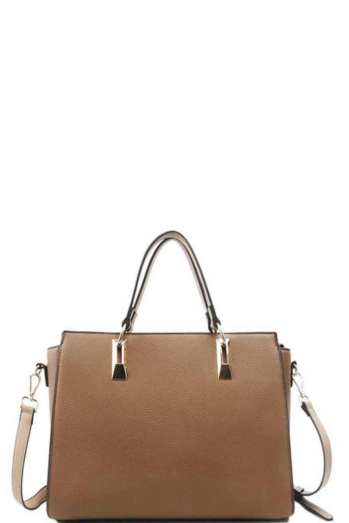 Modern Chic Stylish Satchel With Long Strap
