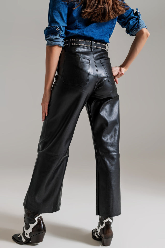 Tiffani Faux Leather Pants