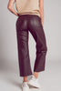 Mary Faux Leather Trousers