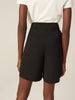 Bailey HIGH-RISE PLEATED TAILORED SHORTS