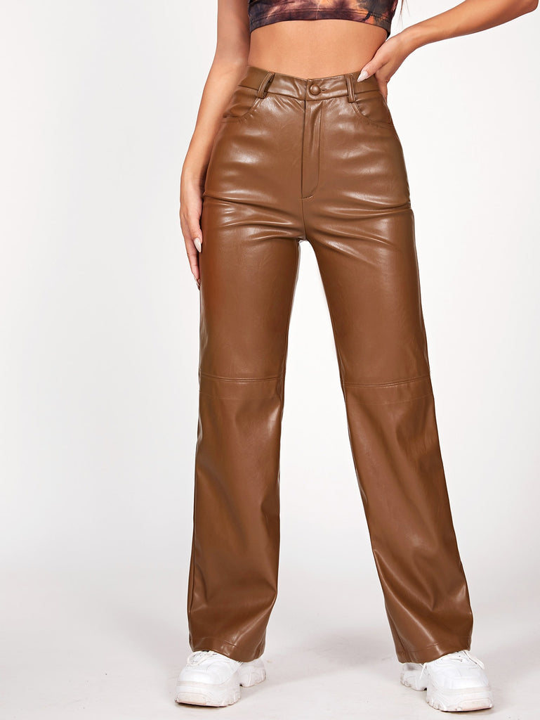 Jallie PETITE Leather Pants