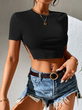 Chained out Crop Tee