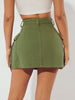 Jill Flap Pocket Denim Skirt