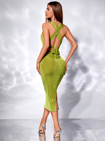 Bria Split Thigh Dress